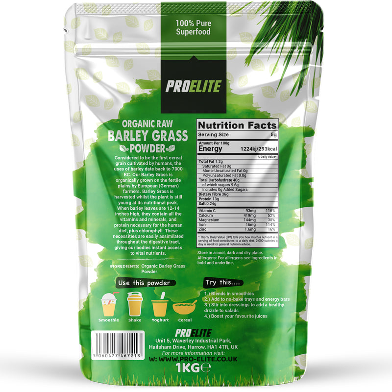 PROELITE Barley Grass Powder