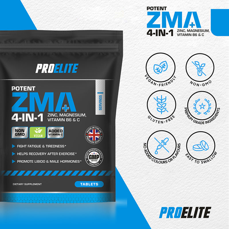 PROELITE ZMA+ Vegan Tablets