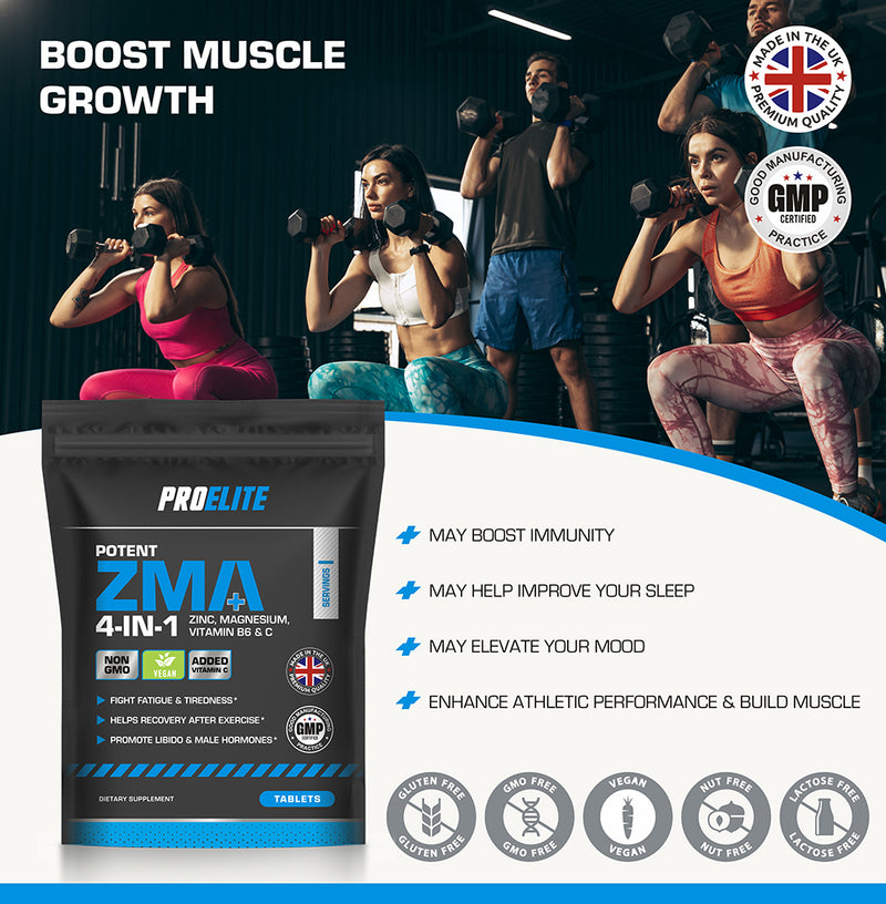 PROELITE ZMA+ Vegan Tablets